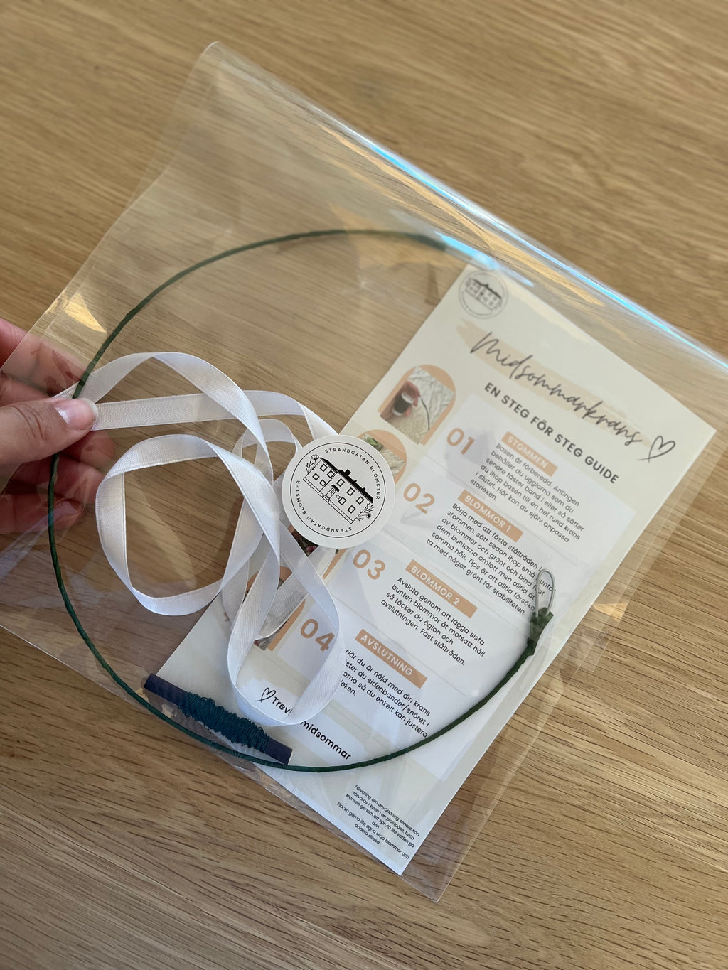 DIY- KIT midsommar ink blommor- Endast upphämtning