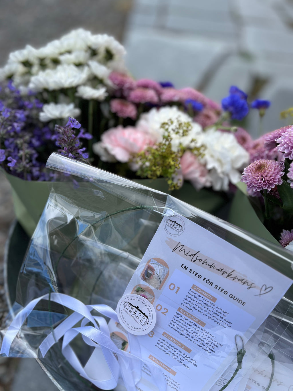 DIY- KIT midsommar ink blommor- Endast upphämtning